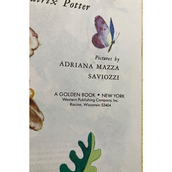The Tale Of Peter Rabbit By Beatrix Potter Hardcover Little Golden Book - Picture 4 of 15